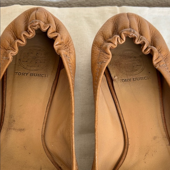 Tory Burch Tan Leather Loafers - Picture 4 of 5